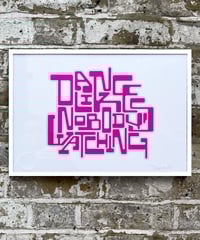 Image 4 of Dance Like Nobody's Watching - Signed and embossed Fine Art Print 