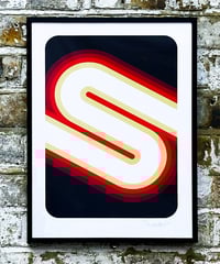 Image 4 of S Letter - Signed and embossed Fine Art Print