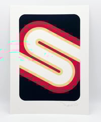 Image 1 of S Letter - Signed and embossed Fine Art Print 