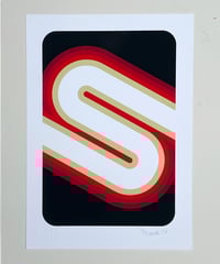 Image 9 of S Letter - Signed and embossed Fine Art Print 