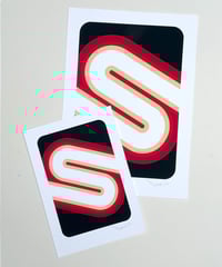 Image 5 of S Letter - Signed and embossed Fine Art Print 