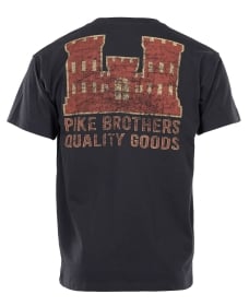 Image of 1969 Sports Tee Red Castle Logo Print by PIKE BROTHERS