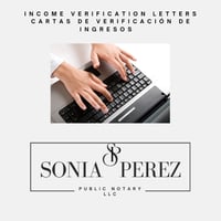 Income Verification Letters for Local Clinics | Cartas de verificación de ingresos para clínicas 