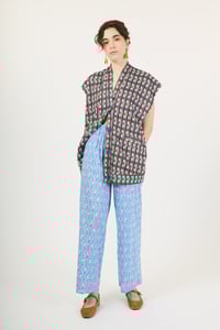 Image 2 of PANTALONE PERÙ ORIENT AZZURRO