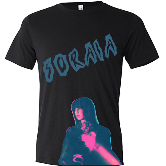 Image of 2025 Soraia Large-Print Digital Soraia Z Tee (black)