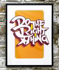 Image 4 of Do The Right Thing - Signed and embossed Fine Art Print 