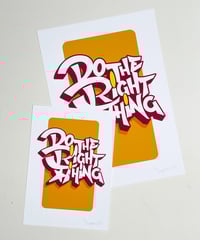 Image 5 of Do The Right Thing - Signed and embossed Fine Art Print 
