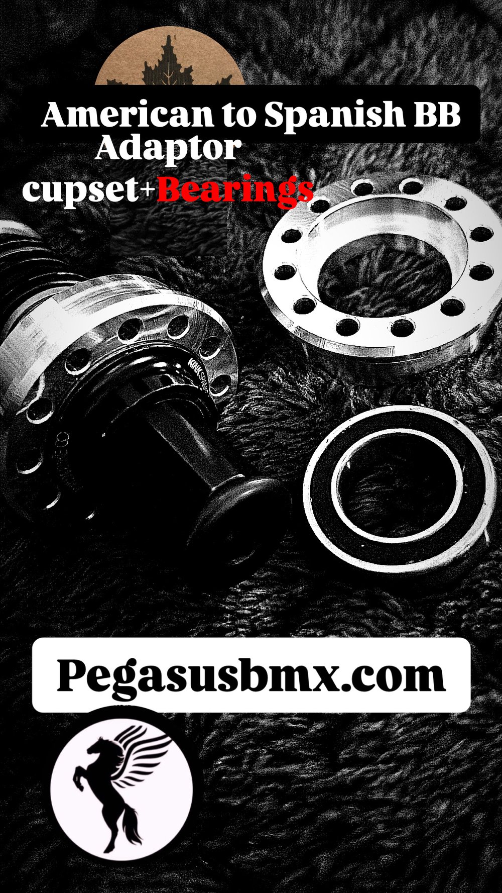 US to Spanish BB adaptor cup set