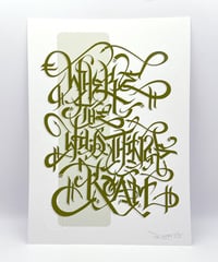 Image 1 of Where The Wild Things Roam -  Signed and embossed Fine Art Print 