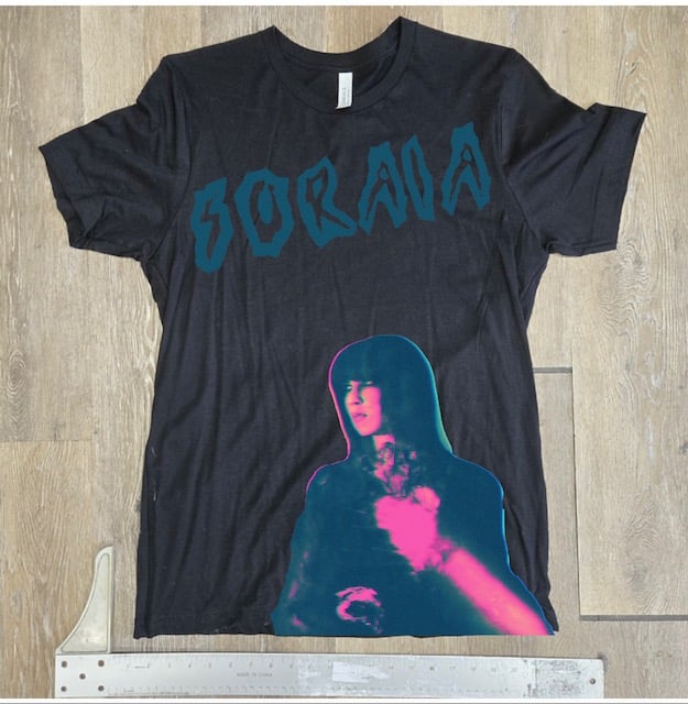 Image of 2025 Soraia Large-Print Digital Soraia Z Tee (black)