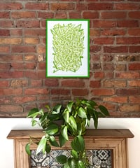 Image 8 of Graffiti Alphabet - Green - Signed and embossed Fine Art Print 