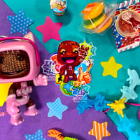 Image 3 of little big planet sackboy charm and sticker