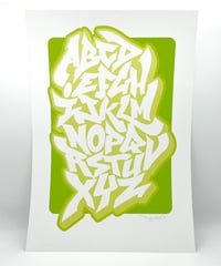 Image 1 of Graffiti Simple Alphabet - Signed and embossed Fine Art Print 