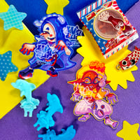 Image 1 of deep cut charms and stickers