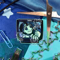 Image 1 of lain charm and sticker