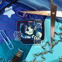 Image 3 of lain charm and sticker