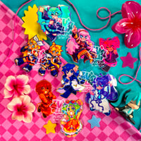 Image 3 of vocaloid charms and stickers