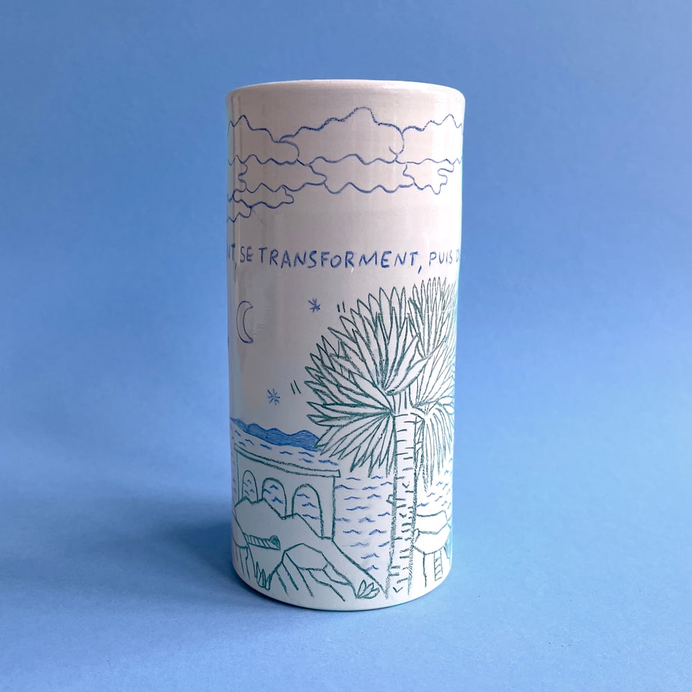 Image of VASE LES NUAGES PASSENT
