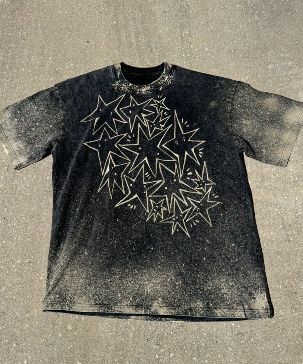 Image of Perfectly Imperfect Stars Oversized Tee
