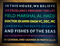 Image 2 of IDI AMIN YARD SIGN ***PRESALE***