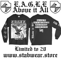 Image 1 of E.A.G.L.E. - ABOVE IT ALL  (Longsleeve Shirt)