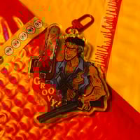Image 1 of "GROOVY!" Evil Dead 2 Acrylic Charm