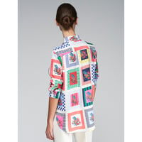 Image 4 of CAMISA CUADROS Y FLORES