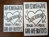 Image 5 of War is Not a Game ~ postcards