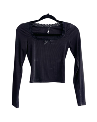 COMMENSE BLACK SCOOPNECK (S)