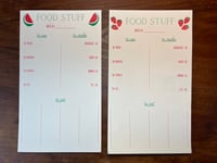 Image 1 of Food Stuff ~ notepad