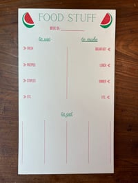 Image 2 of Food Stuff ~ notepad