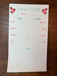 Image 3 of Food Stuff ~ notepad