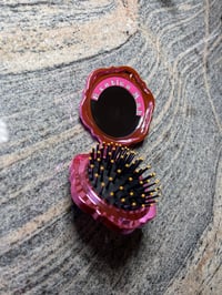 Image 2 of Venusian Rose Compact Brush + Mirror Compact 