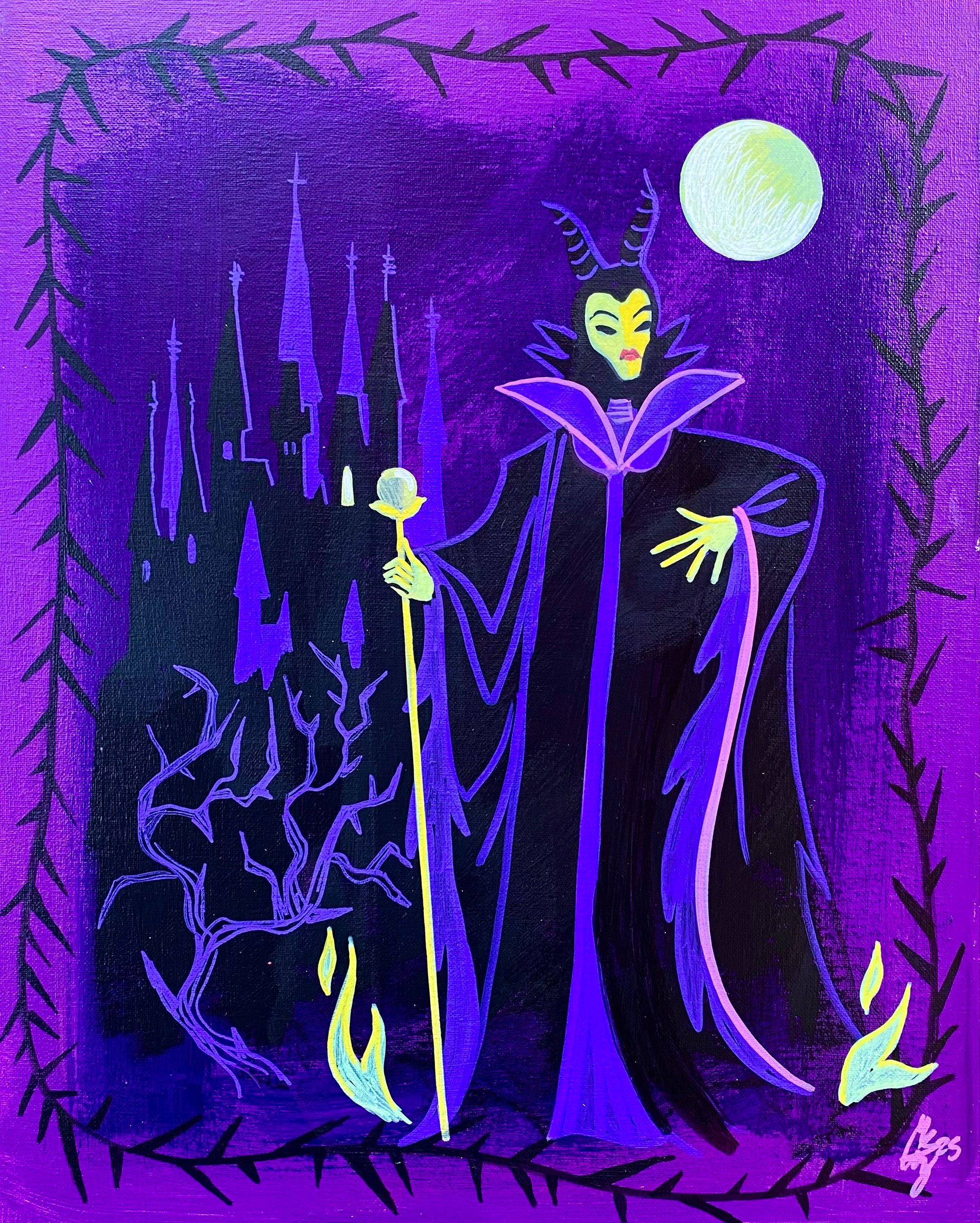 Maleficent’s Lair- 8x10 | El Gato Gomez