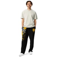 Image 4 of VCS Designer Spray Paint Luxury Modern Unisex Organic Graphic Fashion Wide-Leg Jogging Track Pants