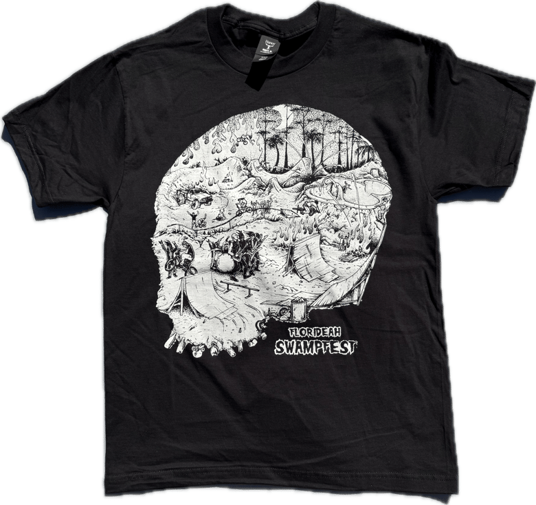 Image of SWAMPFEST 2025 SKULL SHIRT