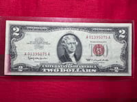 Image 1 of USA 1963-A - 2 Dollar Bill (S/N: 01395075)