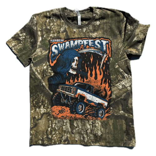 Image of Swampfest 2025 Reaper Camo Tee