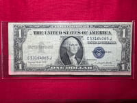 Image 1 of USA 1935-G Silver Certificate - 1 Dollar - Off Center Error (S/N: 53164065)
