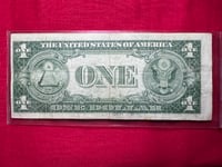 Image 2 of USA 1935-G Silver Certificate - 1 Dollar - Off Center Error (S/N: 53164065)