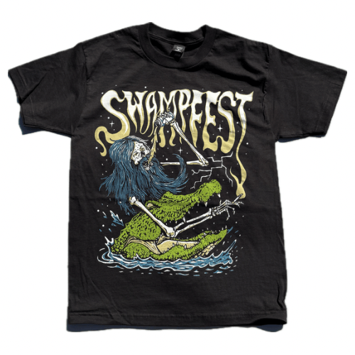 Image of Swampfest 2025 Gator Wrestle Tee