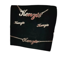 Image 1 of Custom Studs Set (3pcs: Studs, Chain &amp; Bracelet)