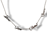 Image 1 of Multiple Name Chain,holds up to 5 names 