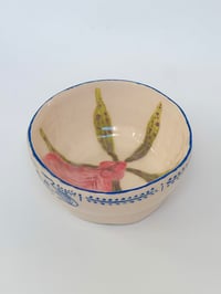 Image 3 of lady slipper orchid bowl