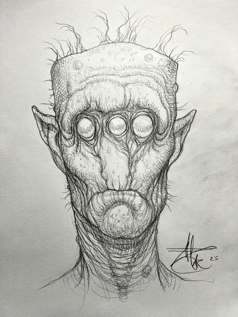 $100 My5tery Mon5ter Head Sketch | CHET ZAR STORE OF DOOM