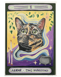 Image 1 of Custom Pet Portrait (Tarot Card)