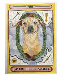 Image 2 of Custom Pet Portrait (Tarot Card)