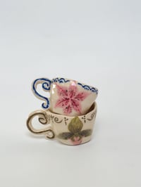 Image 1 of orchid & lilly espresso mug set