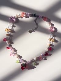 Image 1 of Raspberry Fairy Necklace