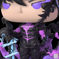 Image 3 of SUNG JIN-WOO SHADOW MONARCH SOLO LEVELING CUSTOM FUNKO POP